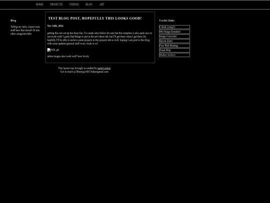 blog screenshot