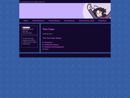 words/twocups screenshot
