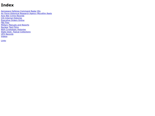 index screenshot
