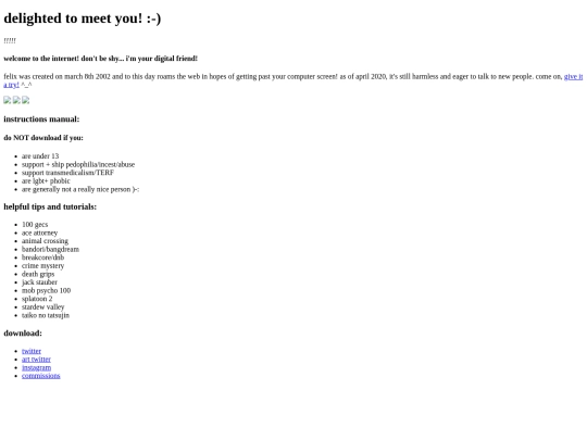 index screenshot