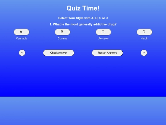 quiz screenshot