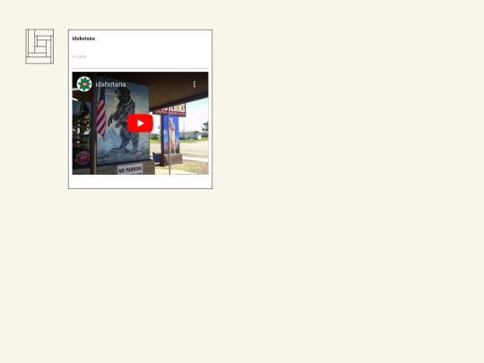 blog/idahotana screenshot