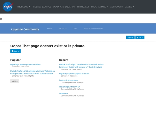 TR project/cayene screenshot