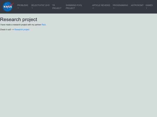 TR project screenshot