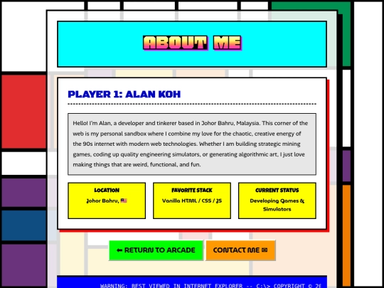 aboutme screenshot