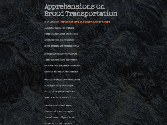 across-the-styx-in-a-paper-boat-lyrics/03-apprehensions-on-brood-transportation screenshot