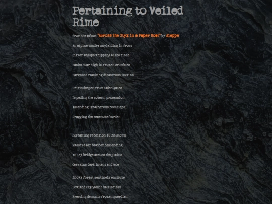 across-the-styx-in-a-paper-boat-lyrics/08-pertaining-to-veiled-rime screenshot