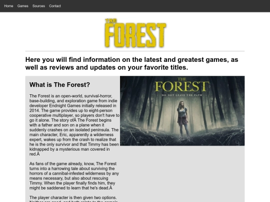 The Forest screenshot
