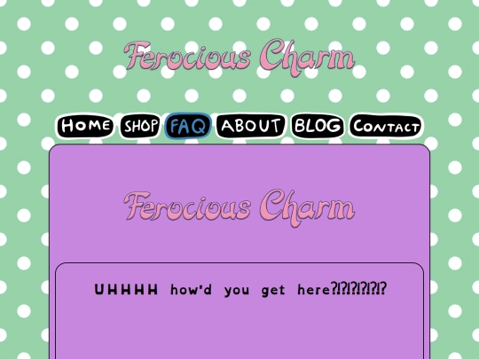 FAQ screenshot