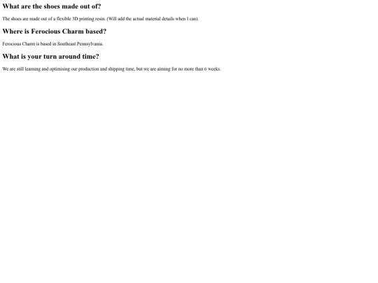html/FAQ screenshot