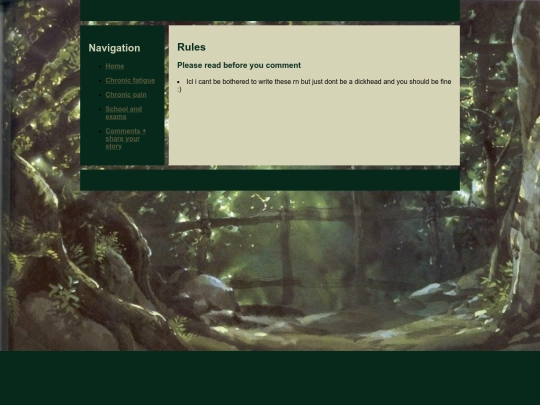 rules screenshot