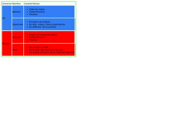 TabladeSuperheroes screenshot
