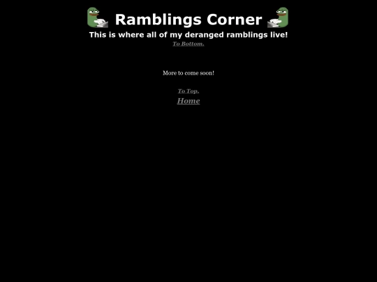 ramblings screenshot