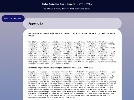 Appendix screenshot