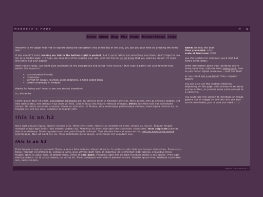 index screenshot