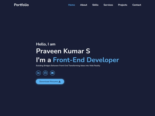 portfolio/p screenshot