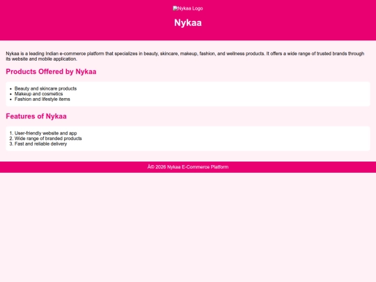SWETHA/nykaa screenshot