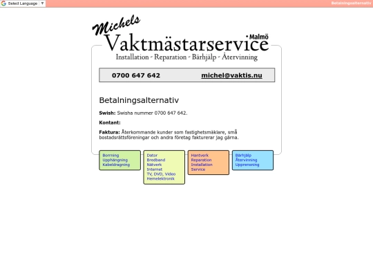 betalning screenshot