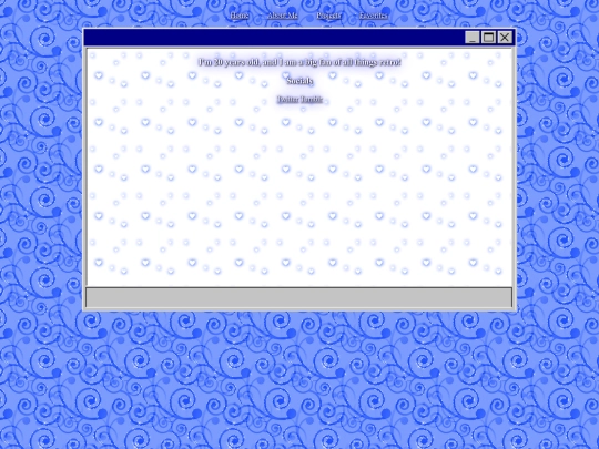 aboutme screenshot
