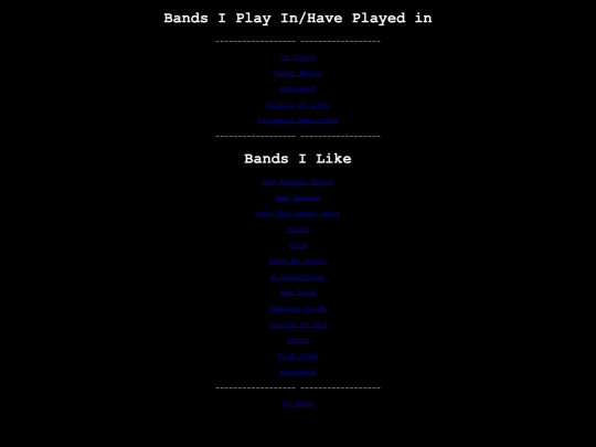bands screenshot