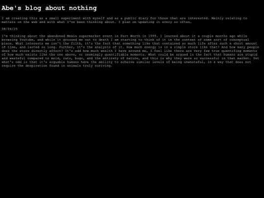 blog screenshot