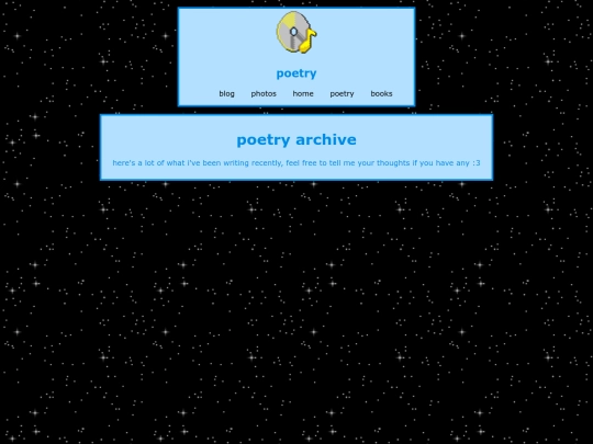 poetry screenshot