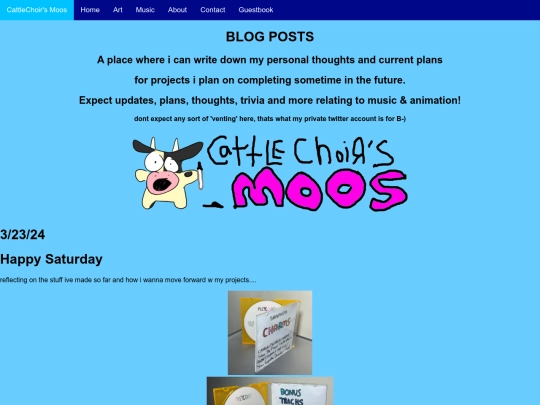 personalblog screenshot