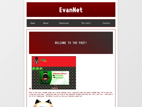 evannetarchive screenshot