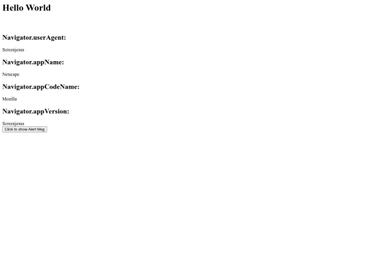 HelloWorld screenshot