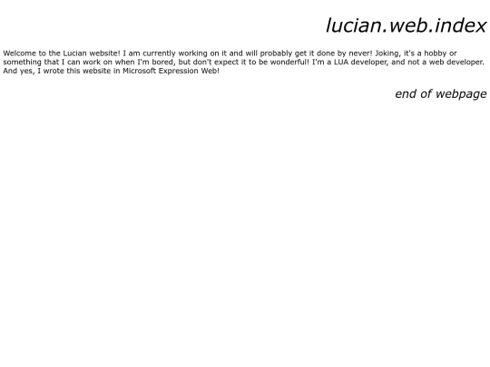 index screenshot