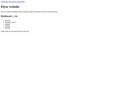 AboutMe screenshot