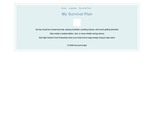 Survial_Website/plan screenshot