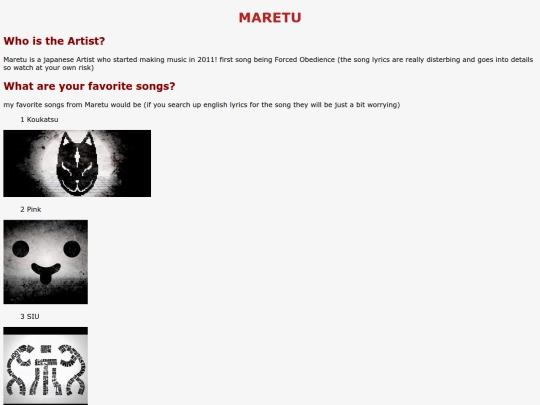 class_of_2029/Fav_Artist screenshot