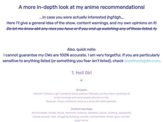 ramblings screenshot