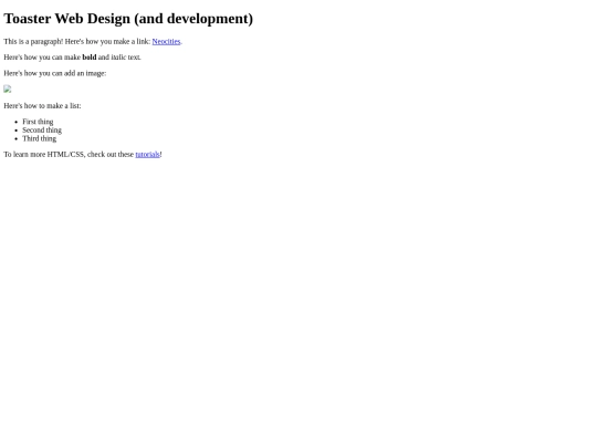 index screenshot