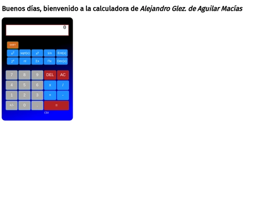 calculadora/calculadora screenshot