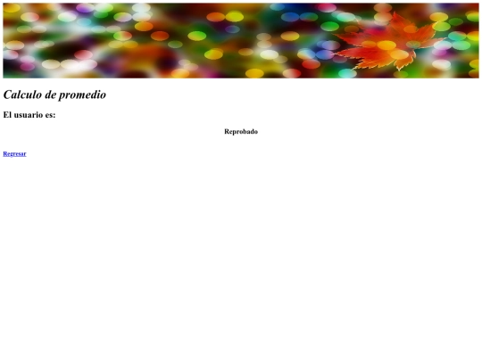 Promedios screenshot