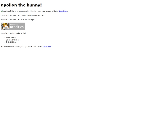 index screenshot