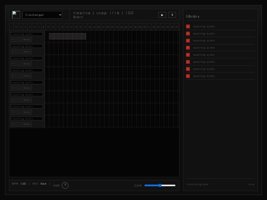 mixer screenshot