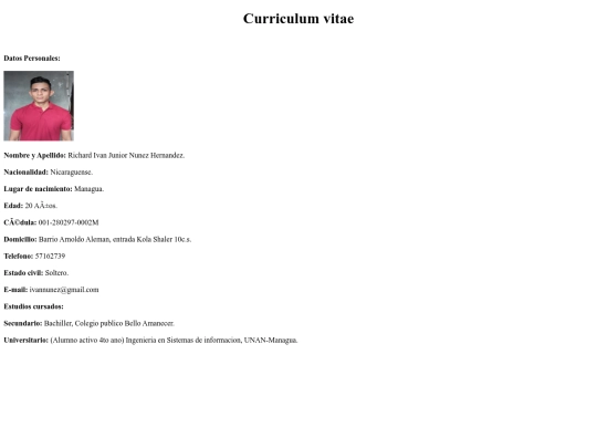 Index screenshot
