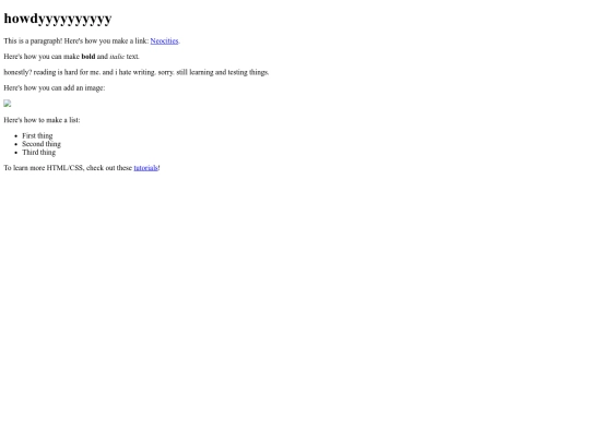 index screenshot