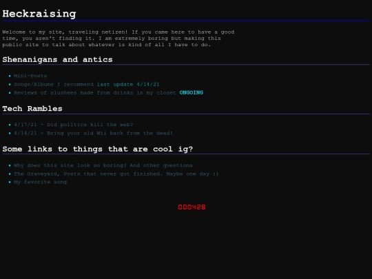index screenshot