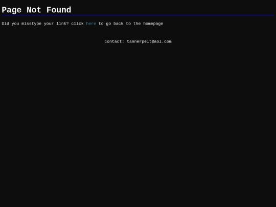 not_found screenshot