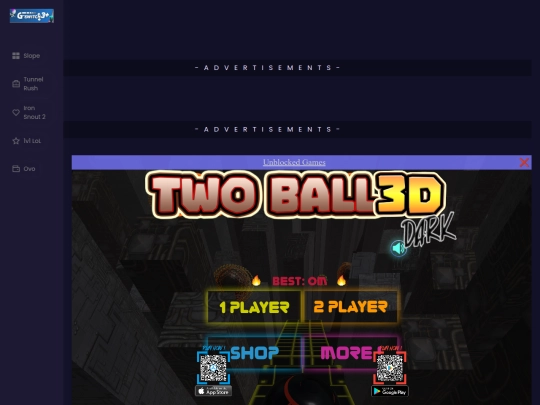 two-ball-3d-dark screenshot