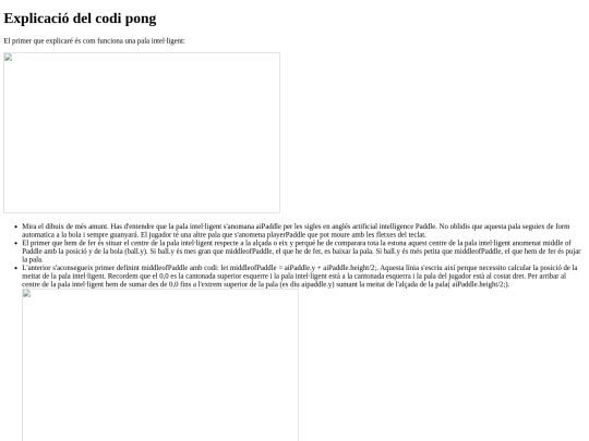 pong/pongcode screenshot
