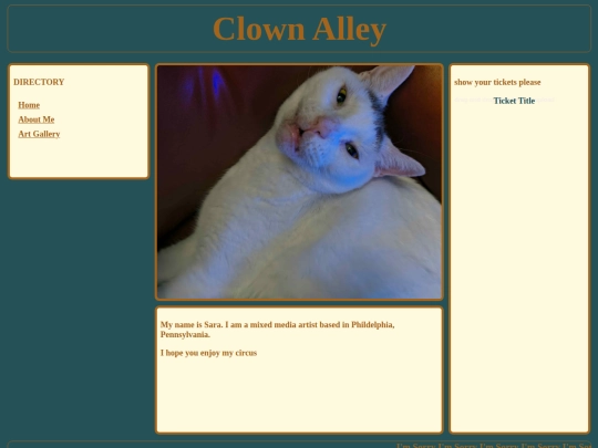 Testhomepage screenshot