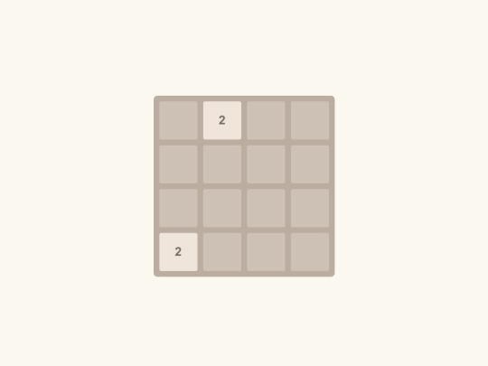 game_2048 screenshot