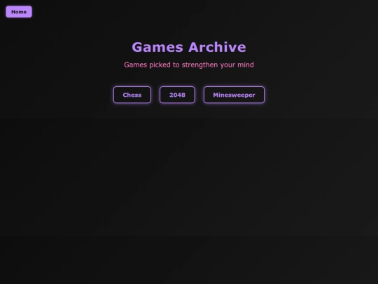 games screenshot