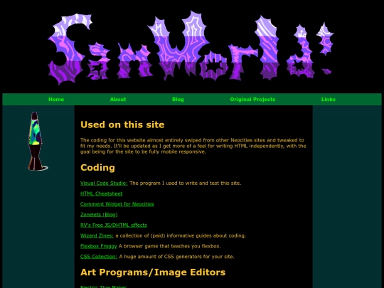 creditspage screenshot
