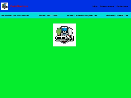 pagina html/Contactanos screenshot
